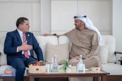 الرئيس الإماراتي يستقبل الدبيبة في أبو ظبي