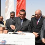 ضمن برنامج تنمية الصعيد .. " آمنة "و" الداودى " يضعان حجر أساس المنطقة الحرفية بالترامسة