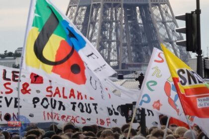 مظاهرات غاضبة بباريس وعدد من المدن الفرنسية واعتقال73 شخصا