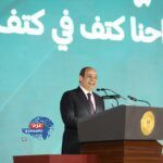 السيسي يصل استاد القاهرة للمشاركة في اطلاق مبادرة كتف في كتف