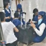 طائرة سعودية يفترش طاقمها أرض مطار الخرطوم