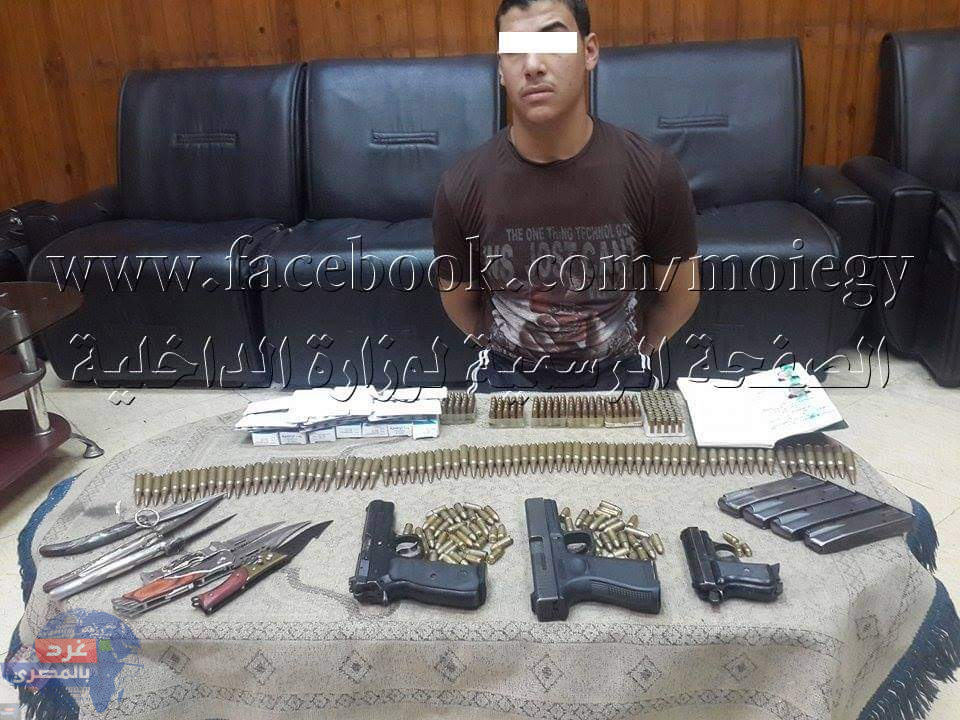 السجن 3 أعوام لمتهم بحيازة سلاح و حشيش في الإسكندرية
