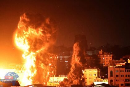 استشهاد 9 فلسطينيين في قصف إسرائيلي علي قطاع غزة