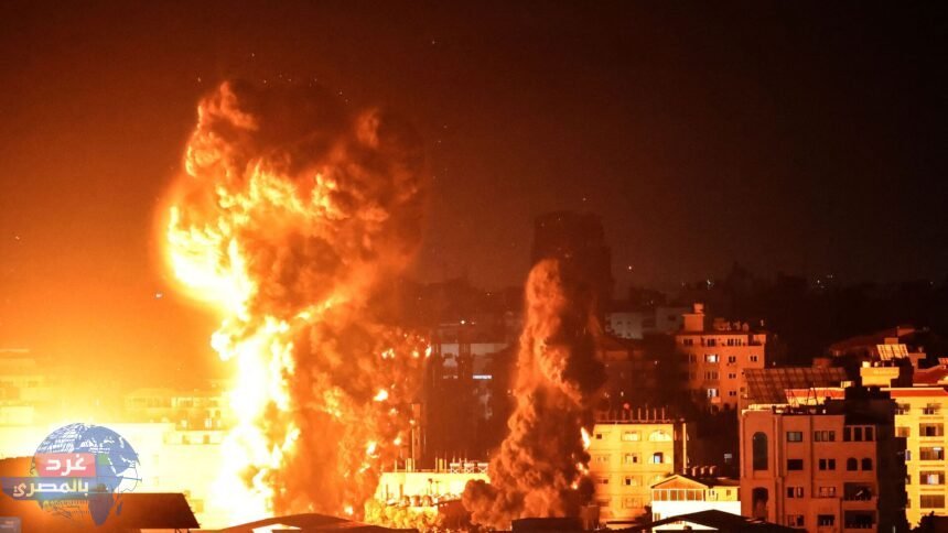 استشهاد 9 فلسطينيين في قصف إسرائيلي علي قطاع غزة