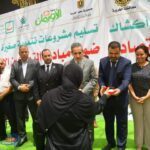 بالصور ..محافظ الغربية يشهد تسليم 100قرض بقيمة 3مليون لأهالي قليب إبيار