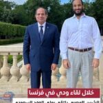 لقاء السيسي وابن سالمان