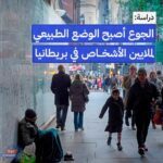 الجوع أصبح "الوضع الطبيعي" لملايين الأشخاص في المملكة المتحدة