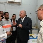 محافظ قنا في زيارة مفاجئة لمستشفى قوص المركزي