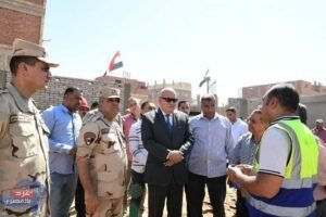 الداودي يتفقد مشروعات الصرف الصحي بأبوتشت