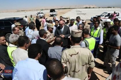 الداودي يتفقد مشروعات الصرف الصحي بأبوتشت