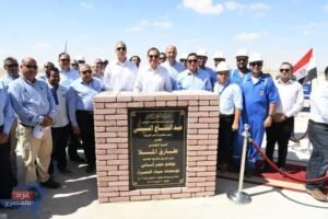 الملا يفتتح و يضع حجر أساس مشروعات التطوير ب ميناء الحمراء البترولي بالعلمين الجديدة