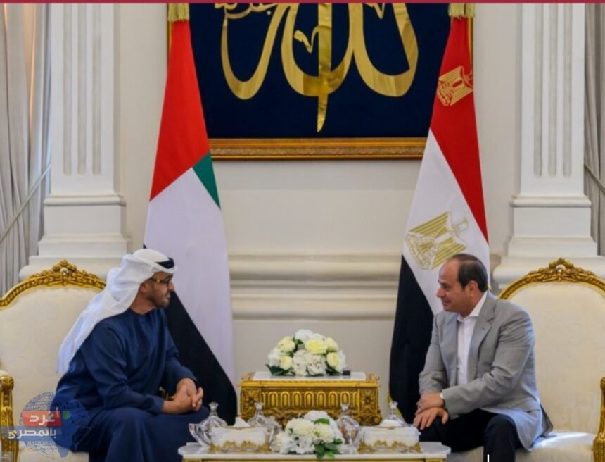 السيسي وبن زايد في العلمين الجديدة