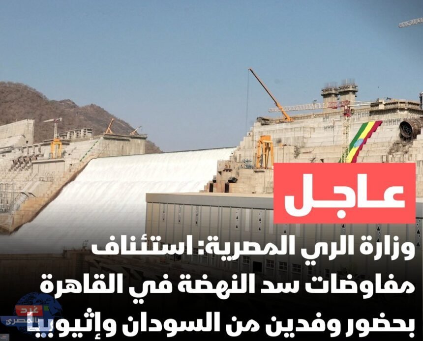الري المصرية: استئناف مفاوضات سد النهضة في القاهرة بحضور وفدين من السودان وإثيوبيا
