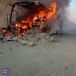 وفاة 6 أشخاص وإصابة 21 آخرين في حادث تصادم على الصحراوي الشرقي بالمنيا