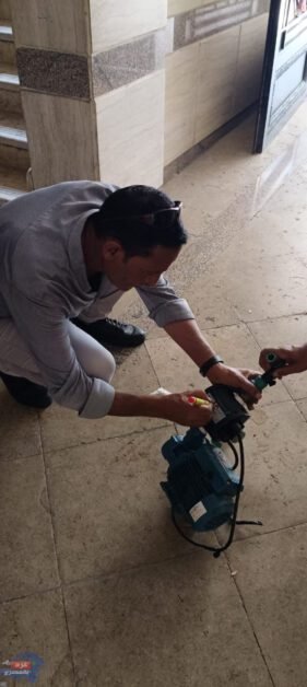 حملة مكبرة لضبط وصلات المياه المخالفة وتحصيل المديونيات بدمياط الجديدة 3 IMG 20240715 WA0002