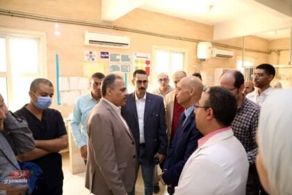 محافظ الشرقية ووكيل وزارة الصحة يتفقدان مستشفى ههيا المركزى