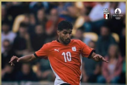 إبراهيم عادل يحرز الهدف الثاني لمنتخب مصر في مرمى إسبانيا (2-0)