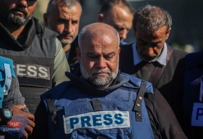وائل الدحدوح يستلم جائزة حرية الصحافة معلقًا: " تكريم لجميع الصحفيين الفلسطينيين"