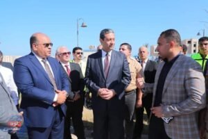 محافظ دمياط والعرابي يضعان حجر أساس لفندق "لمار ريزورت" بمدينة دمياط الجديدة