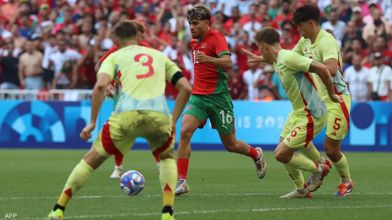 المغرب يخسر أمام إسبانيا في أولمبياد باريس 2024