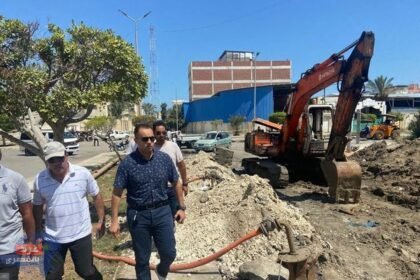 رئيس جهاز مدينة دمياط الجديدة يتفقد أعمال الإحلال وتجديد المرافق في المنطقة الصناعية