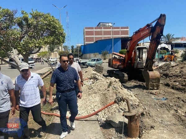 رئيس جهاز مدينة دمياط الجديدة يتفقد أعمال الإحلال وتجديد المرافق في المنطقة الصناعية