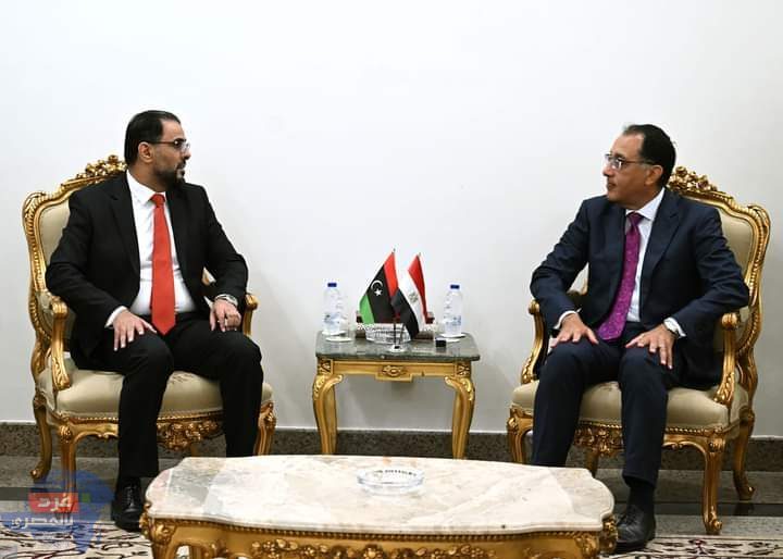 رئيس الوزراء يستقبلُ نظيره الليبي في مقر الحكومة بالعلمين الجديدة