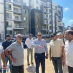 رئيس جهاز مدينة دمياط الجديدة يتفقد مشروع دار مصر  بالحى السادس