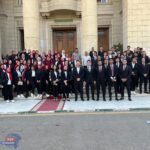 طلاب جامعة الزقازيق يشاركون فى لقاء حوارى مع وزير التعليم العالى بجامعة القاهرة