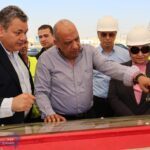 وزير الكهرباء يشارك فى بدء أعمال تركيب أول محول بمحطة الربط المصرى السعودى