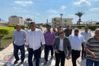 مساعد نائب رئيس الهيئة لقطاع التنمية وتطوير المدن يتفقد مرافق دمياط الجديدة