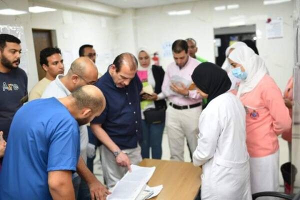نائب وزير الصحة يجري جولة تفقدية موسعة في دمياط نائب وزير الصحة يجري جولة تفقدية موسعة في دمياط