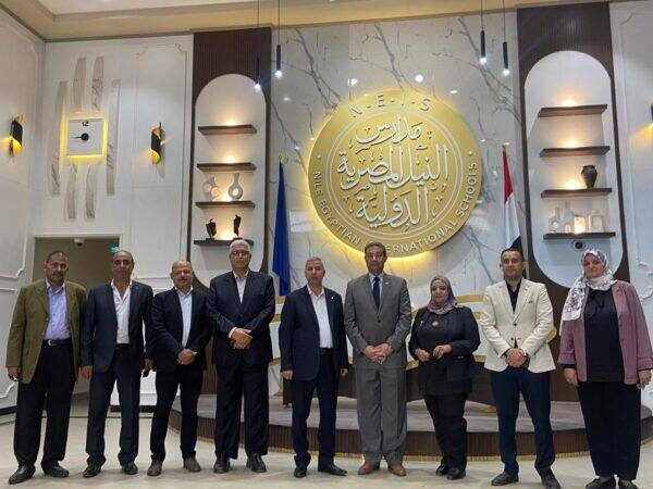 رئيس جهاز دمياط الجديدة يستقبل محافظ دمياط لوضع حجر الأساس لمدرستين وتفقد سير العملية التعليمية