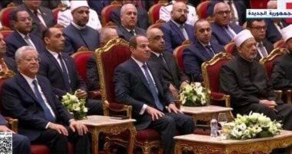 الرئيس السيسي يشهد احتفالية المولد النبوي الشريف