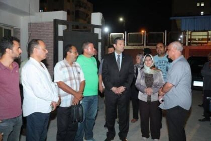 محافظ دمياط يتابع التقدم التنفيذي لمشروع محطة رفع الصرف الصحي شطا ١