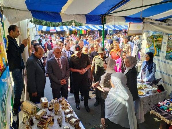 دمياط تشارك بمعرض مصر والدول الشقيقة والصديقة ٢٠٢٤ بأكاديمية ناصر العسكرية