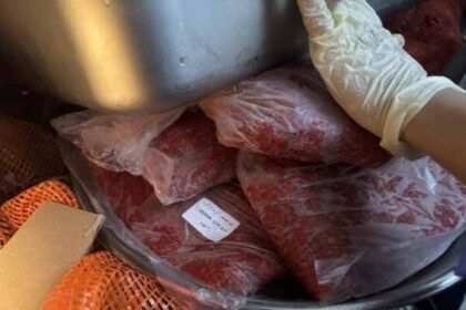 ضبط ٧٨ كجم مصنعات لحوم ودواجن منتهية الصلاحية برأس البر