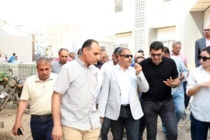 محافظ الشرقية ووكيل وزارة الصحة يتفقدان مشروع مبنى مستشفى الرمد الجديد بالزقازيق