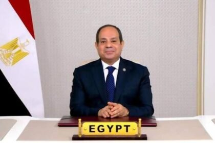الرئيس السيسي يلقي كلمة مسجلة خلال منتدى أعمال تجمع البريكس