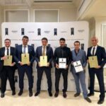 حصول شركة ند الشبا علي جائزتي افضل تصميم تجاري بالشرق الأوسط وأفريقيا Arabian propriety award African property aword