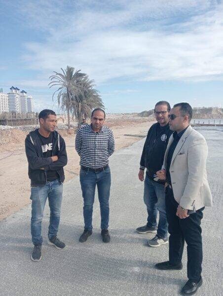رئيس جهاز القري السياحية يتفقد المشروعات الجاري تنفيذها بمركز مارينا العلمين السياحي