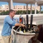 خلف الله: إطلاق التيار الكهربائي بالطريق الساحلى أمام مركز مارينا العلمين السياحي