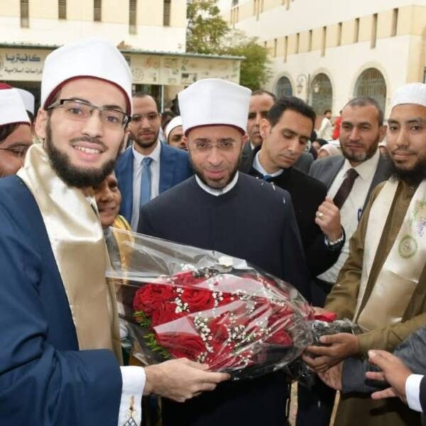 وزير الأوقاف يناقش رسالة ماجستير بكلية العلوم الإسلامية للوافدين بجامعة الأزهر