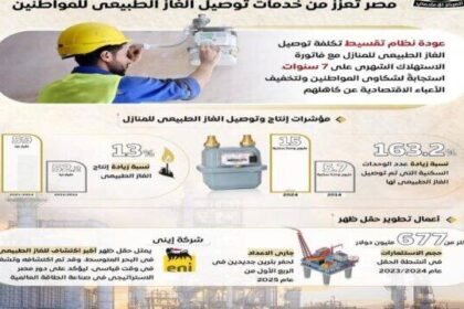 خدمات توصيل الغاز الطبيعي إلى المواطنين