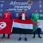 فوز منتخب مصر للتجديف ب 6 ميداليات ذهبية في اليوم الأول من البطولة الأفريقية