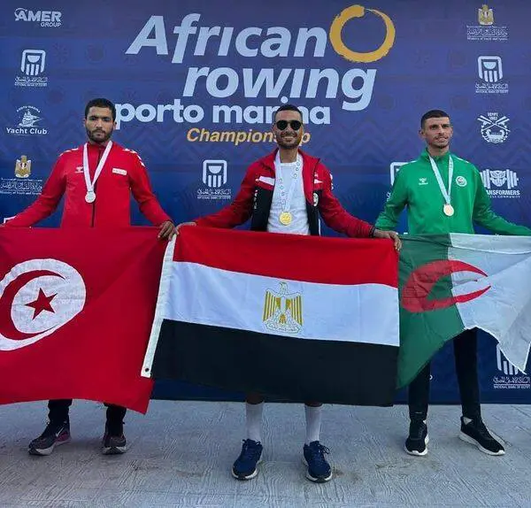 فوز منتخب مصر للتجديف ب 6 ميداليات ذهبية في اليوم الأول من البطولة الأفريقية