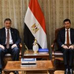 وزير الشباب والرياضة يجتمع بمحافظ دمياط لمناقشة بعض ملفات العمل المشترك