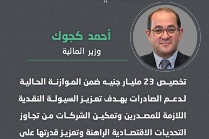 وزير المالية: 23 مليار جنيه في الموازنة لدعم الصادرات