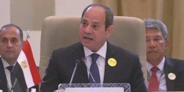 السيسي: سنقف ضد جميع المخططات التي تستهدف تصفية القضية الفلس-طينية