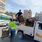 حملة مكبرة للقضاء على الإشغالات والباعة الجائلين بمدينة دمياط الجديدة حملة مكبرة للقضاء على الإشغالات والباعة الجائلين بمدينة دمياط الجديدة